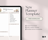 Farmhouse Planner Printable Bundle | Daily Weekly Monthly & To-Do List Organizer | Instant Download