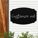 Customize This Steel Sign ~ Outdoor Metal Sign, Door Hanger Sign, Last Name Sign, Personalized Metal Sign, Custom Gift, Porch Sign