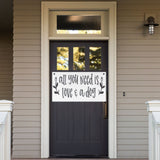 All You Need Is Love & A Dog ~ Custom Porch Sign | Metal Porch Sign | Custom Gifts | Personalized Steel Sign