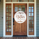 Gather Somewhere Else ~ Outdoor Metal Sign, Unwelcome Sign, No Soliciting Sign, Not Welcome Sign, Funny Porch Sign, Metal Sign
