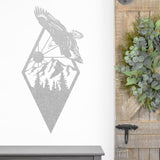 Eagle Flag Sign ~ Metal Porch Sign | Metal Gate Sign | Farm Entrance Sign | Metal Farmhouse