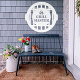 Grill Master ~ Metal Porch Sign | Outdoor Sign | Front Door Sign | Metal Summer Sign