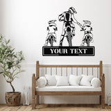 Motocross Custom Sign ~ Metal Porch Sign - Outdoor Sign - Personalized Metal Sign - Dirt Bike Sign