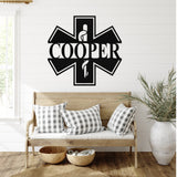 Paramedic Custom Name Sign ~ Metal Porch Sign - Outdoor Sign - Personalized Metal Sign - Occupational Sign