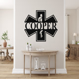 Paramedic Custom Name Sign ~ Metal Porch Sign - Outdoor Sign - Personalized Metal Sign - Occupational Sign