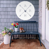 Farm Arrows Sign ~ Metal Porch Sign | Personalized Metal Sign | Custom Porch