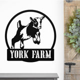 Custom Baby Goat Farm Sign ~ Metal Porch Sign | Metal Gate Sign | Farm Entrance Sign | Metal Farmhouse | Goat Sign