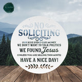 No Soliciting, Have A Nice Day! ~ Outdoor Metal Sign, Unwelcome Sign, No Soliciting Sign, Not Welcome Sign, Funny Porch Sign, Metal Sign