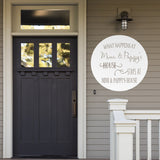 What Happens At Mimi & Pappy's House Stays At Mimi And Pappy ~ Outdoor Metal Sign, Door Hanger Sign, Last Name Sign, Grandparent Sign