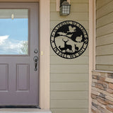 In Spring We Strut In Fall We Rut Metal Sign ~ Metal Porch Sign, Metal Tree Sign, Front Door Metal Sign, Patio Sign, Metal Décor, Metal Art
