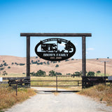 Home Is Where We Park It Custom Name Sign ~ Metal Porch Sign | Outdoor Sign | Front Door Sign | Metal Camper Sign | Camping Sign
