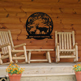 Best Bucking Dad Ever Deer Sign ~ Metal Porch Sign | Outdoor Sign | Front Door Sign | Metal Hunting Sign | Cabin Sign