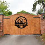 Cabin Wildlife Custom Sign ~ Metal Porch Sign | Outdoor Sign | Front Door Sign | Metal Hunting Sign | Cabin Sign