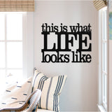 This Is What Life Looks Like ~ Outdoor Metal Sign, Metal Sign, Wedding Gift, Personalized Metal Sign, Gift For Couple, Porch Sign