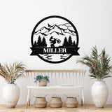 Motocross Custom Sign ~ Metal Porch Sign - Outdoor Sign - Personalized Metal Sign - Dirt Bike Sign