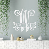 Monogram Last Name Sign ~ Metal Porch Sign - Outdoor Sign - Personalized Metal Sign - Family Monogram Sign