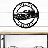 Garage Metal Name Sign ~ Metal Porch Sign, Metal Tree Sign, Front Door Metal Sign, Patio Metal Sign, Metal Décor, Metal Art