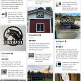 Four Wheeler Family Custom Sign ~ Metal Porch Sign - Outdoor Sign - Personalized Metal Sign - Four Wheeler Sign
