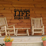 This Is What Life Looks Like ~ Outdoor Metal Sign, Metal Sign, Wedding Gift, Personalized Metal Sign, Gift For Couple, Porch Sign