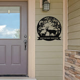 Best Bucking Dad Ever Deer Sign ~ Metal Porch Sign | Outdoor Sign | Front Door Sign | Metal Hunting Sign | Cabin Sign