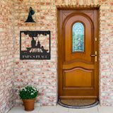 Son And Father Fishing Custom Sign ~ Metal Porch Sign - Outdoor Sign - Front Door Sign - Metal Lake Sign - Lake House