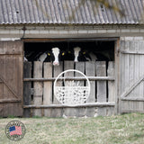 Home Is Where The Herd Is Sign ~ Metal Porch Sign | Metal Gate Sign | Farm Entrance Sign | Metal Farmhouse | Cow Farm Sign