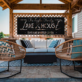 Lake House Welcome Sign, Steel Sign, Lake House Sign, Personalized Metal Lake Sign, Family Lake House Signs, Lake House Sign, Metal Sign