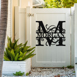 Custom Metal Signs | Monogram Wall Decor | Metal Wall Art | Last Name Sign | Family Name Sign | Personalized Wedding Gift | Custom Metal Art