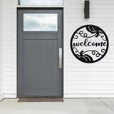 Welcome Pumpkin Metal Sign ~ Metal Porch Sign | Metal Autumn Sign | Fall Metal Sign | Metal Fall Sign | Fall Sign | Fall Porch Sign
