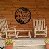 Welcome Pumpkin Metal Sign ~ Metal Porch Sign | Metal Autumn Sign | Fall Metal Sign | Metal Fall Sign | Fall Sign | Fall Porch Sign