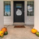 Metal Pumpkin Steel Sign, Metal Porch Sign, Fall Door Hanger, Fall Metal Sign, Metal Fall Sign, Fall Sign, Porch Sign, Custom Autumn Sign