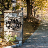 Custom Fall Last Name Sign, Metal Porch Sign, Fall Door Hanger, Fall Metal Sign, Metal Fall Sign, Fall Sign, Porch Sign, Thanksgiving Sign