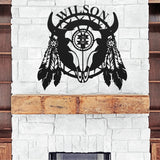 Cow Personalized Family Name Sign ~ Metal Porch Sign | Metal Gate Sign | Farm Entrance Sign | Metal Farmhouse | Cow Sign | Highland Cow