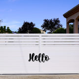 Custom Metal Word, Your Custom Text, Custom Name Script Metal Sign, Personalized Wall Decor, Housewarming Gift