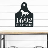 Wishing You A Merry Christmas & Happy New Year ~ Metal Door Hanger, Personalized Christmas Décor, Winter Porch Sign, Metal Christmas Sign