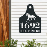 Wishing You A Merry Christmas & Happy New Year ~ Metal Door Hanger, Personalized Christmas Décor, Winter Porch Sign, Metal Christmas Sign