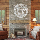 Welcome To The Farm ~ Custom Porch Sign | Metal Porch Sign | Custom Gifts | Personalized Metal Sign