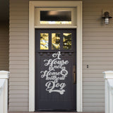 A House Is Not A Home Without Paw Prints ~ Custom Porch Sign | Metal Porch Sign | Custom Gifts | Personalized Steel Sign