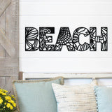 Beach Nautical Sign ~ Metal Porch Sign | Outdoor Sign | Front Door Sign | Metal Beach Sign