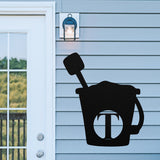 Sand Bucket Monogram Sign ~ Metal Porch Sign - Outdoor Sign - Front Door Sign - Metal Beach Sign - Beach House