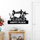 Sewing Custom Sign ~ Metal Porch Sign - Outdoor Sign - Personalized Metal Sign - Craft Room Sign