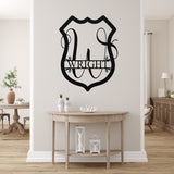 Law Enforcement Custom Name Sign ~ Metal Porch Sign - Outdoor Sign - Personalized Metal Sign - Occupational Sign