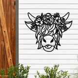 Highland Cow ~ Metal Porch Sign | Personalized Metal Sign | Custom Porch