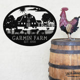 Custom Farm Welcome Sign ~ Metal Porch Sign | Metal Gate Sign | Farm Entrance Sign | Metal Farmhouse