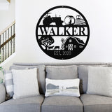 Custom Farm Name Sign ~ Metal Porch Sign | Metal Gate Sign | Farm Entrance Sign | Metal Farmhouse