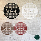 Welcome Ratan Metal Sign ~ Outdoor Metal Sign, Door Hanger Sign, Last Name Sign,  Personalized Metal Sign, Gift For Couple, Porch Sign