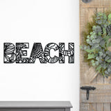 Beach Nautical Sign ~ Metal Porch Sign | Outdoor Sign | Front Door Sign | Metal Beach Sign
