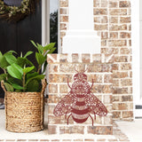 Honey Bee Sign ~ Metal Porch Sign | Outdoor Sign | Front Door Sign | Metal Summer Sign
