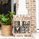 Summer Sign ~ Metal Porch Sign - Outdoor Sign - Front Door Sign - Metal Summer Sign