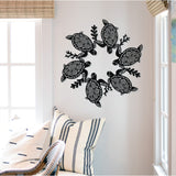 Sea Turtle Sign ~ Metal Porch Sign - Outdoor Sign - Front Door Sign - Metal Beach Sign - Beach House